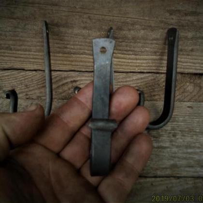Hand forged medium wall hook